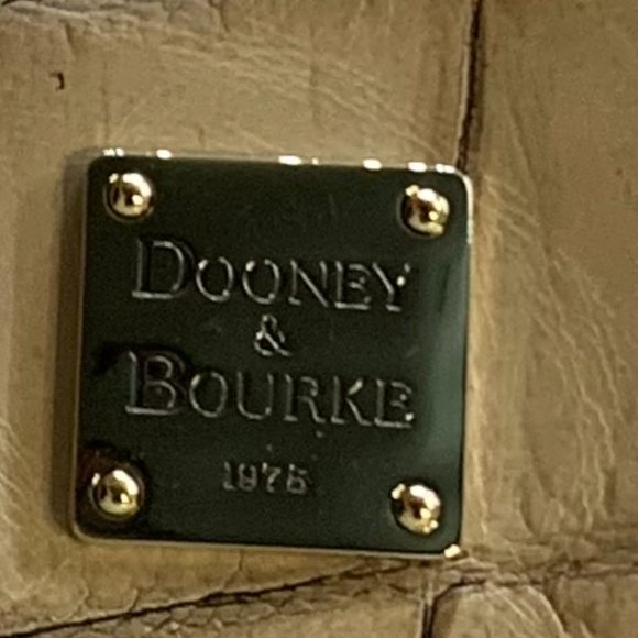 Dooney & Bourke Croco leather Large Hobo - Taupe - Picture 3 of 14